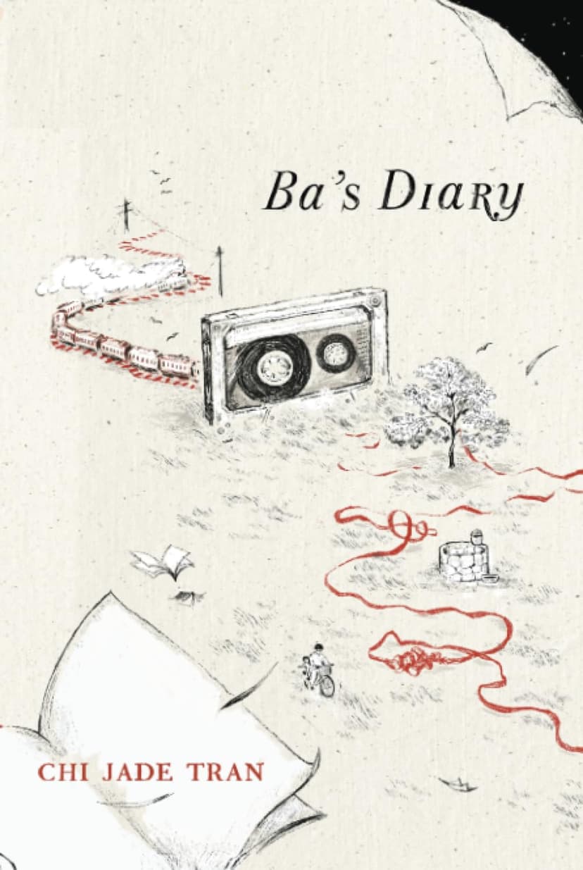 Ba's Diary Book Cover by Chi Jade Tran